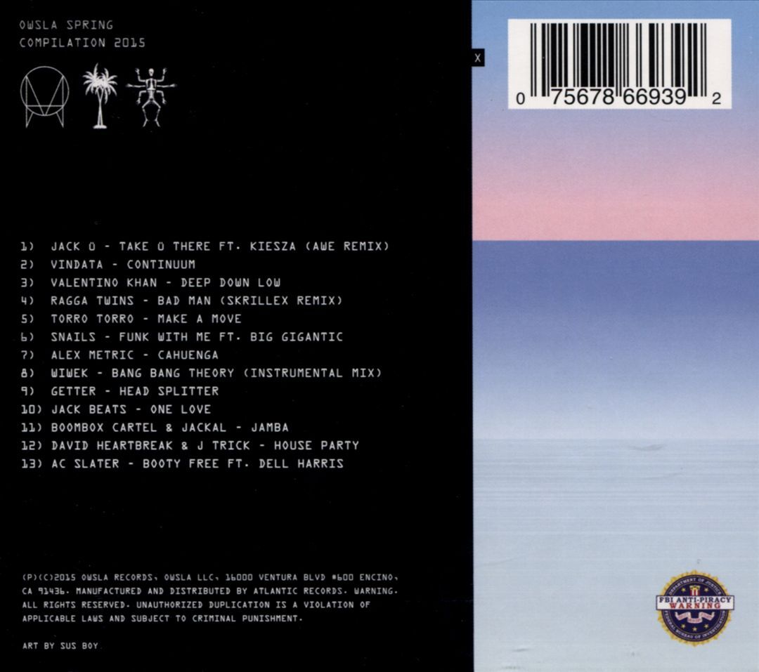 (CD)Owsla Spring..／Various Artists VARIOUS ARTISTS OWSLA SPRING COMPILATION 2015 NEW CD