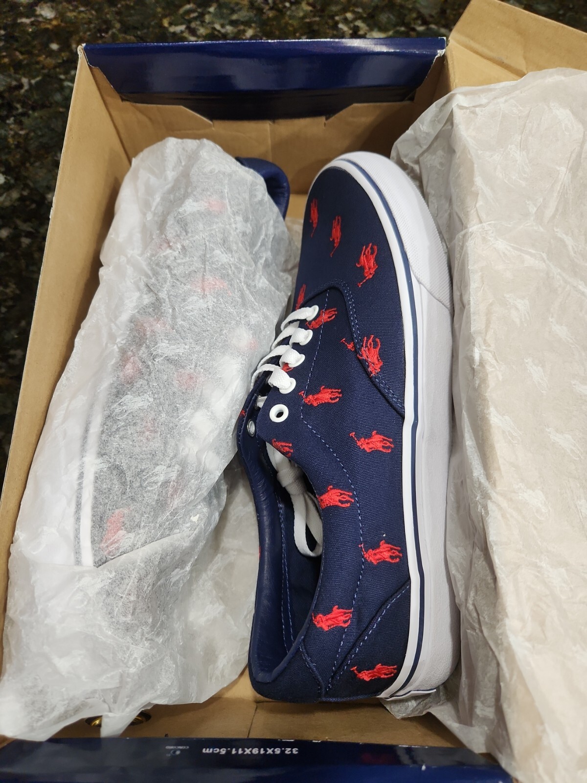 Sneakers scarpe da uomo POLO RALPH LAUREN Athletic ALL OVER PONY 9 5 THORTON