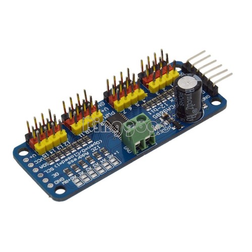 PCA9685 16-Channel 12-bit PWM Servo motor Driver I2C Module For Arduino Robot E5 - Bild 2 von 20