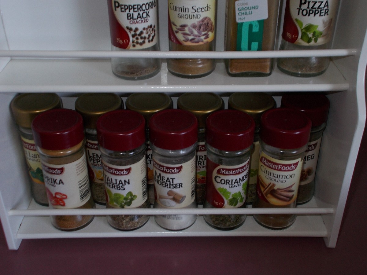 spice rack HERB SPICE will hold 16 to 22 jars /Made in OZ