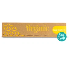 Sandalwood - Organic Goodness Masala Incense Sticks - 15 Gram Box