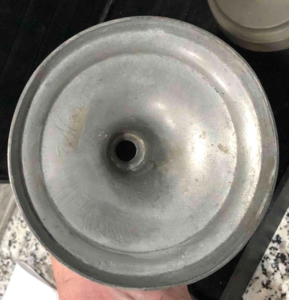 Pair of Antique American Pewter Candlesticks, H. Homan, Cincinnati, OH, c. 1842 eBay