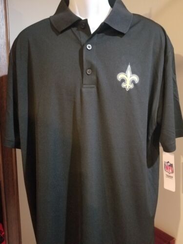 New Orleans Saints Polo Shirt Size Men's XL new with tags Free Ship - Picture 1 of 3