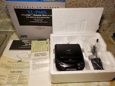 Vtg JVC XL-P60X Portable CD Player  Original Box  Manual  AC Adapter. PARTS
