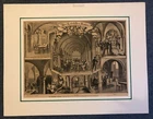 Wood engraving around 1880 the Rathskeller in Bremen after a sketch by Wiegmann (M1)