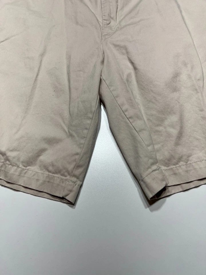 Pantalones Cortos Sun River Para Hombre Talla 34 Tostado Caqui Chino Frente Plano Informal Calce Regular Foto 4 de 4