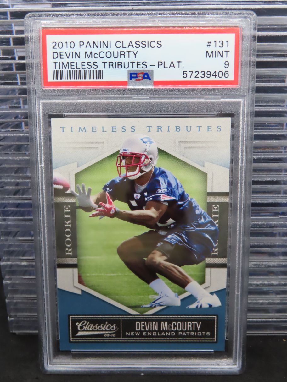 Devin McCourty Panini Classics #131 Timeless Tributes-Silver