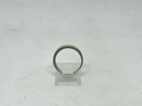 0,25 Karat gerader Stein Diamant 9 Karat Weißgold Ring - Bild 4 von 6