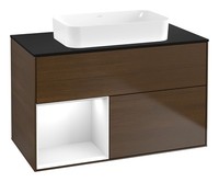 Villeroy & Boch Finion Waschbeckenunterschrank FüR Becken Mittig Regal Links...