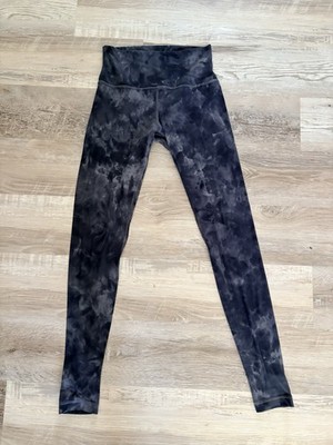 Lululemon Align High Rise Legging Diamond Dye Graphite Tie Dye Womens 6