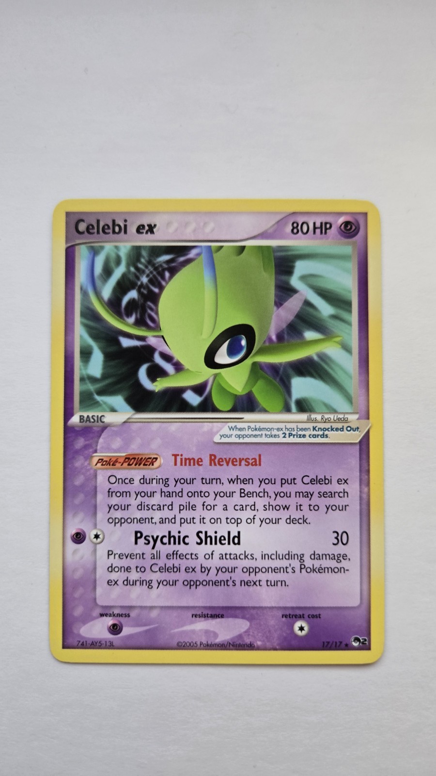 Celebi ex - 17/17 - Pokemon Pop Series 2 Non-Holo Card NM