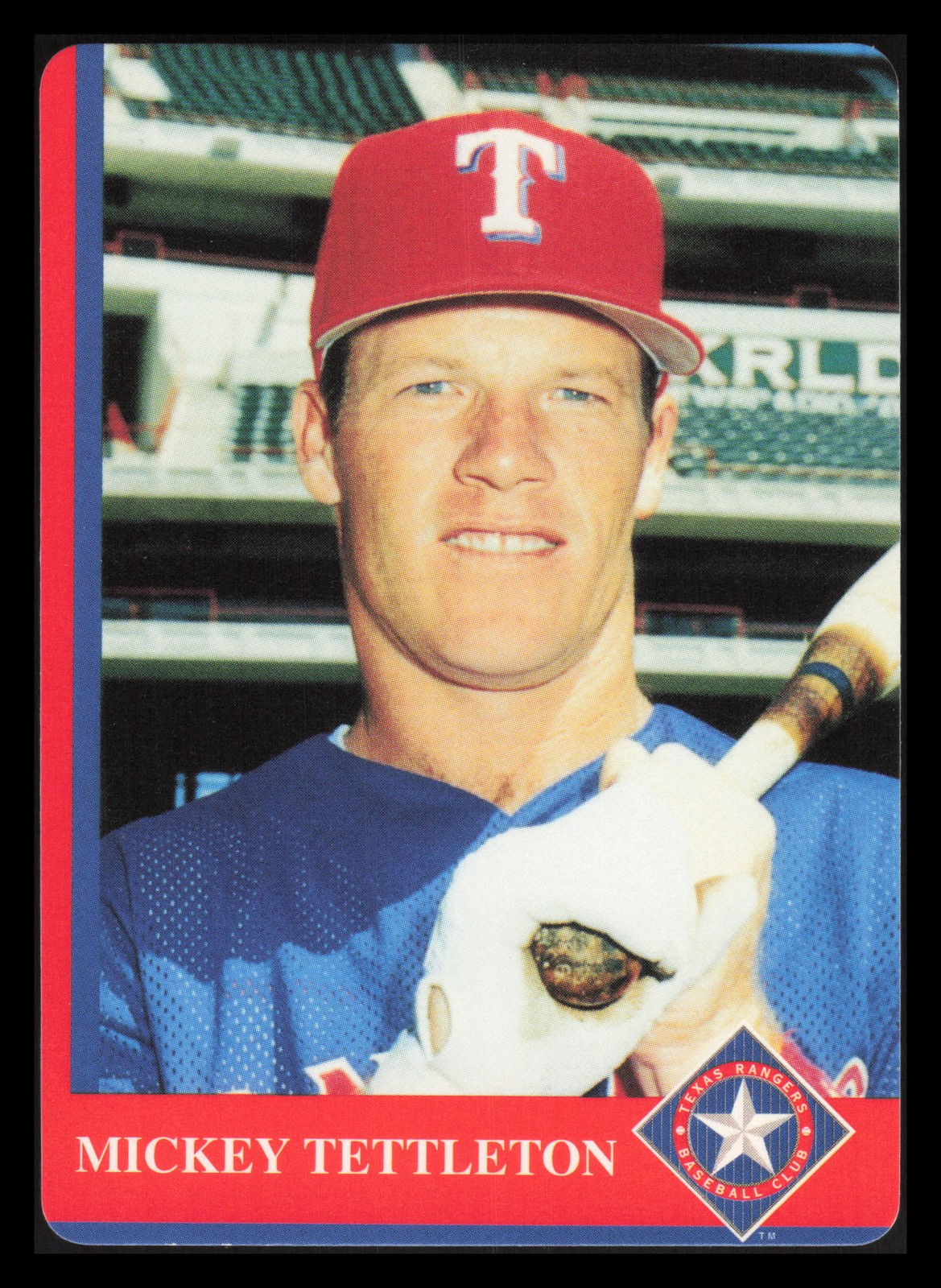Mickey Tettleton 1997 Mother's Cookies #6 Texas Rangers