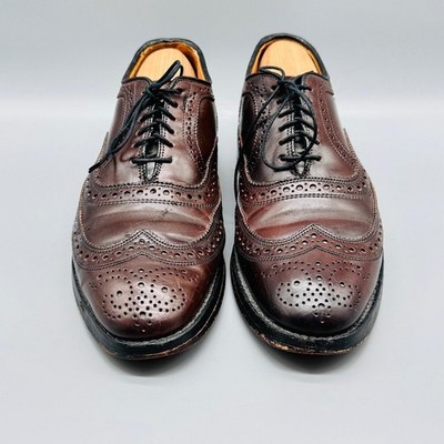 Allen Edmonds Shoes Mens 8 Brown Oxford Wingtip Cambridge  display picture 2