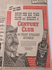 APR 26, 1951 NEWSPAPER PAGE #2257- CENTURY CLUB 90 PROOF STRAIGHT BURBON — photo 1
