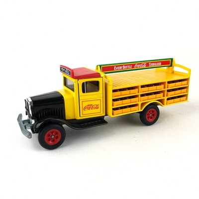 Siku Coca Cola Bottle Delivery Truck Eurobuilt White Old Timer 1:55 Scale 2860