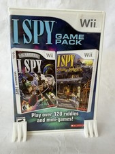 I Spy Game Pack Ultimate and Spooky Mansion Nintendo Wii - CIB - Disc Resurfaced