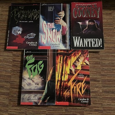 Caroline B Cooney Paperback Book Lot Thriller Horror Lot Of 5 The Fire Wanted