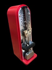 Mechanisches  Mini Metronom Rot Analog Aufziehbar