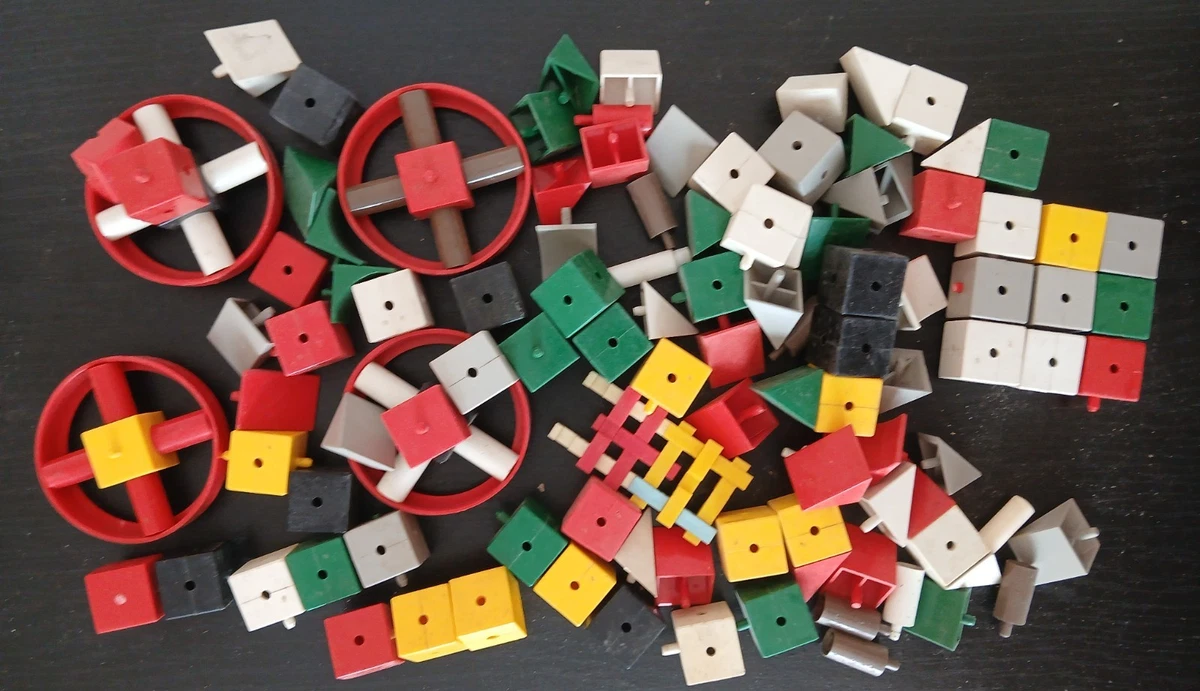 Ancien jeu de construction en métal MAC & NICK Année 1940 COLLECTION - Jeux & Jouets