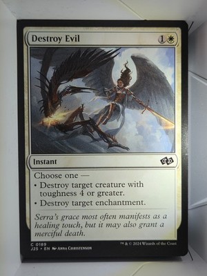 Destroy Evil - C189 - MTG - Foundations Jumpstart (J25)