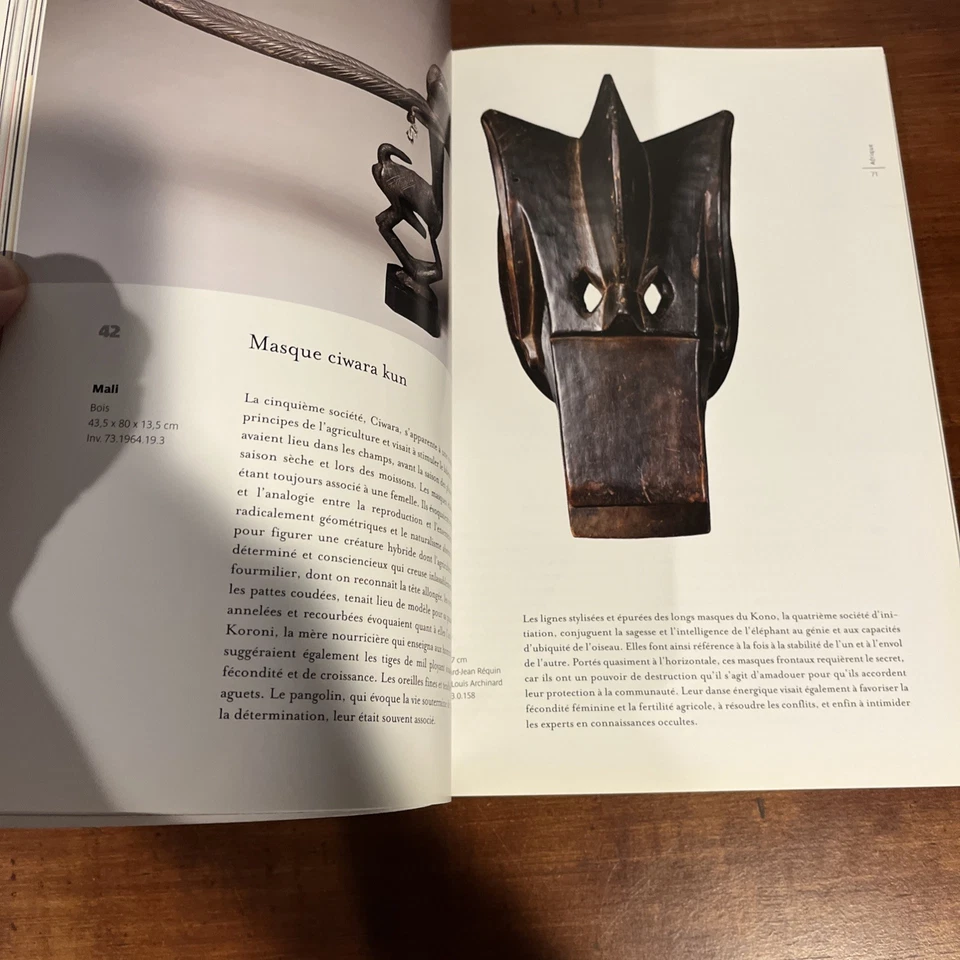 Masques : Chefs-d’oeuvre du musee du quai Branly by Yves Le Fur, Collectif - Image 4 of 4