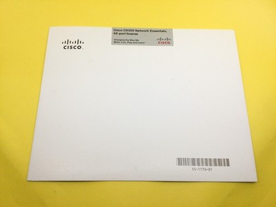C9300-NW-E-48  Cisco C9300 Network Essentials 48-port License Only