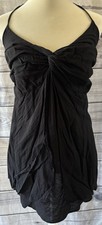 Black Halter Mini Dress Small Woman’s Used