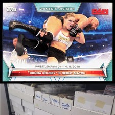 2019 Topps WWE Women's Division #69 Ronda Rousey's Debut Match - JL