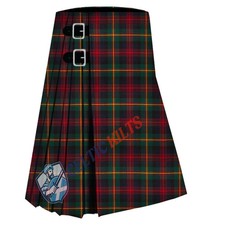 Scottish Logan modern Tartan Kilt For Men Custom Size 8 yard Traditional Kilt