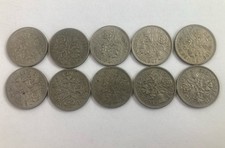 Sixpences 1950s 1960s 10x