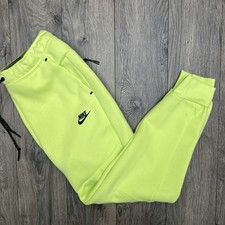 Nike Tech Fleece Jogger Pants Size Medium Mens Lemon Twist Barely Volt Slim Fit