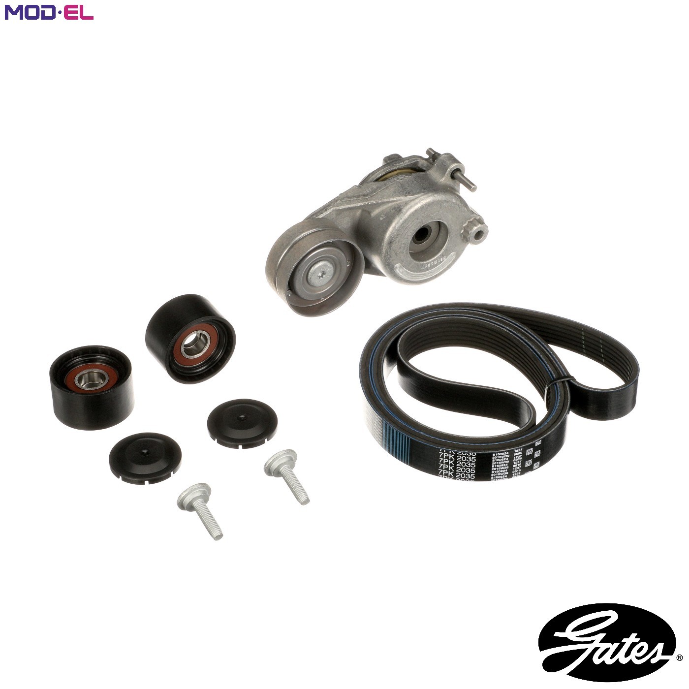 GATES KP17PK2035-1 Water Pump + V-Ribbed Belt Set for MERCEDES-BENZ - Image 8
