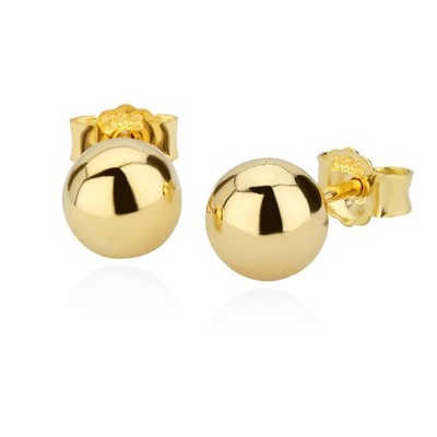Paar 7mm Kugel Ohrstecker 8 Karat 333 Gelbgold Damen Stecker Ohrringen 2619