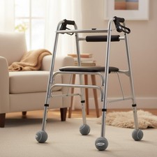 Durable Gray Tennis Ball Glides for Walkers, 2 Count for Enhanced Mobility