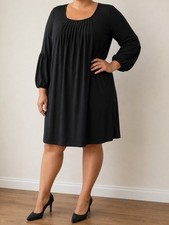 NINE WEST Shift Black Dress, Size 12