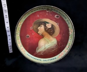 Buffalo Brewing Co. Beer Tray Sacramento California Breweriana