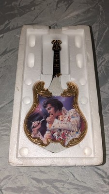 1973 - Aloha from Hawaii -Elvis Presley First Ed. Bradford Exchange Guitar Plate