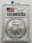 2019 Silver Eagle PCGS MS70 Made In U.S.A. Label