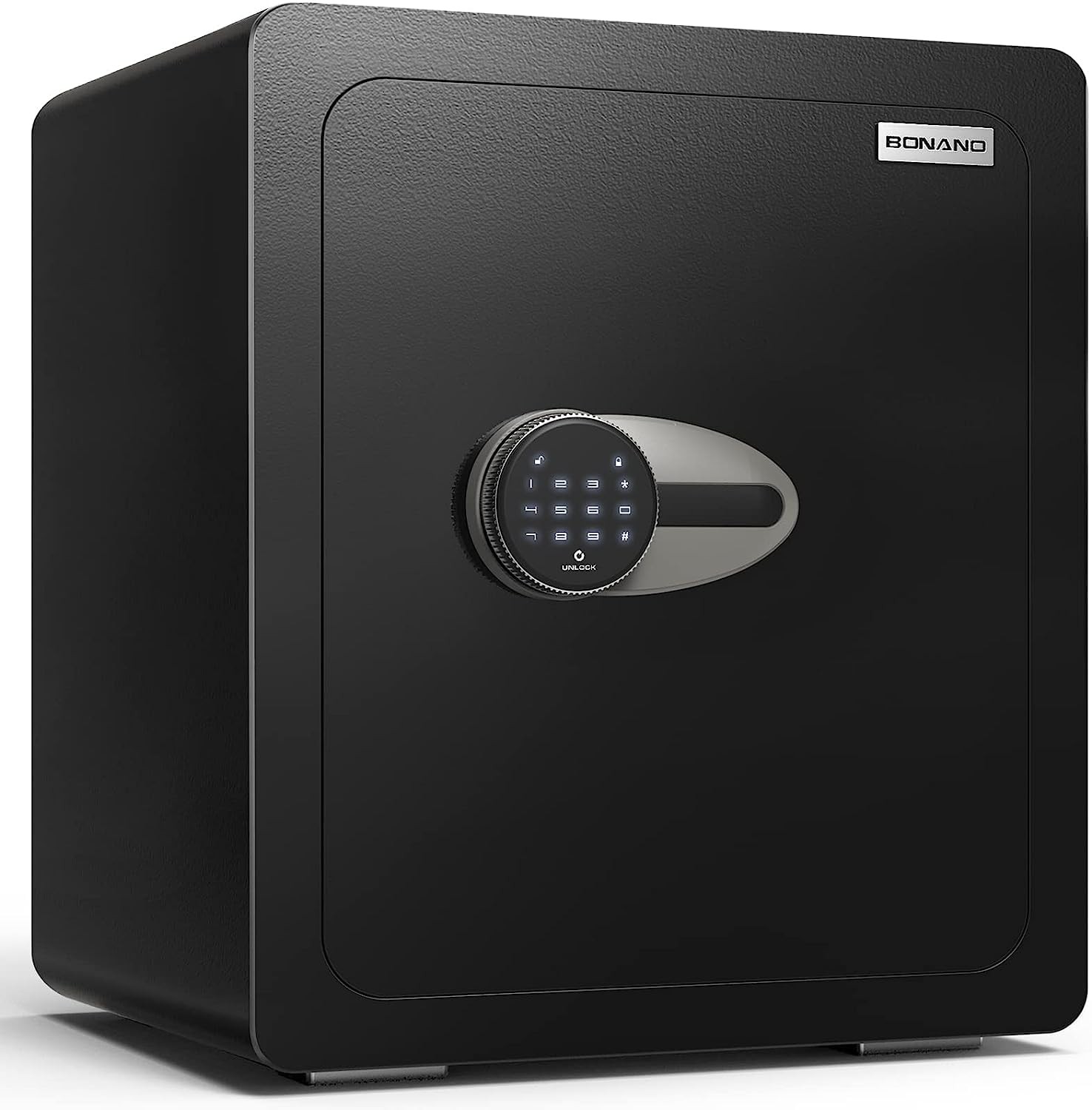 Сейф BONANO 2.2 Cub, Запирающийся ящик для домашних сейфов, Функция отключения звука и сенсорный экран