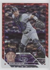 2023 Topps Series 1 Red Foil /199 Brian Serven #41 0o6v