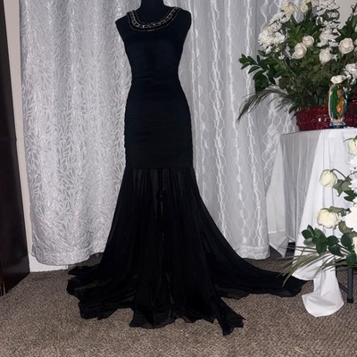 sherri hill black mermaid prom dress Title: Sherri Hill Style 32286 Black Mermaid Dress, Size 2, New With Tags,  Silve