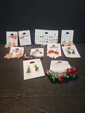 Claire's Holiday Earrings And Bracelet Lot