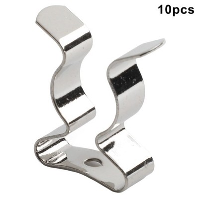 10PCS X TOOL SPRING TERRY CLIPS SNAP SHED CLOSED HEAVY DUTY WALL MOUNT CLIPS