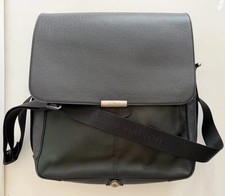 Louis Vuitton Taiga Leather Victor Shoulder Bag Ardoise M30142