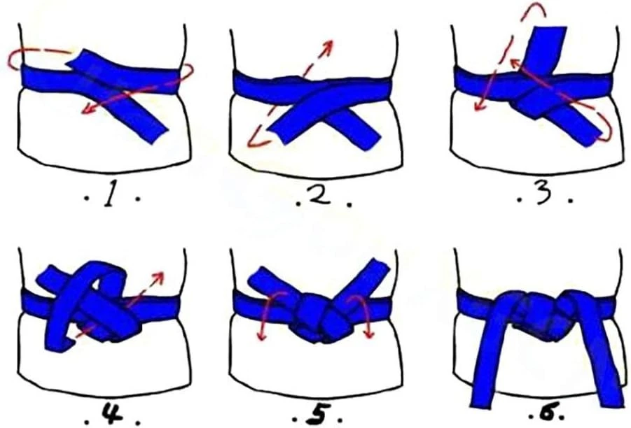 GRANDE Cinturón Artes Marciales BLANCO Taekwondo Karate Uniforme Clasificación Principiante Adulto Foto 4 de 4