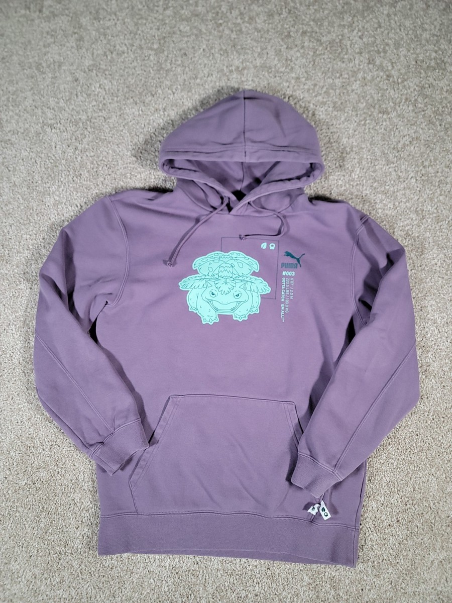 POKEMON x PUMA Collaboration Hoodie Mens Small Venusaur