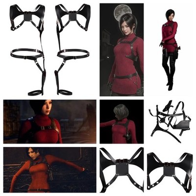 Resident Evil 4 Ada Wong Cosplay Belt Waistband Halloween PARTY Holster Waist
