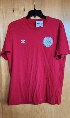 Ajax Amsterdam FC Essentials Trefoil T-shirt - Football - Medium 