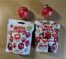 Comic Relief Red Nose Day Collection 4 Noses 2011 2013 2015 2017 Rare Sealed