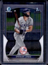 2023 Bowman Spencer Jones Chrome 1st Prospect #BCP-139 Yankees